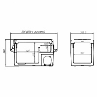 Купить Компрессорный автохолодильник Alpicool NCF35 арт. 990066