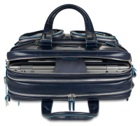 Купить Сумка Piquadro Blue Square, синяя, 30,5x41x16 см арт. CA2765B2/BLU2