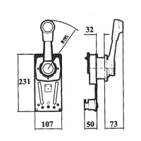 Купить Контроллер вертикального крепления яхтенный арт. B85