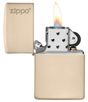 Купить Зажигалка ZIPPO Classic с покрытием Flat Sand, латунь/сталь, бежевая, глянцевая, 38x13x57 мм арт. 49453ZL