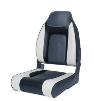 Купить Сиденье мягкое складное Premium Designer High Back Seat, серо-чёрное арт. 75157GCB