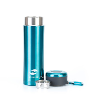 Купить Термокружка Stinger, 0,42 л, сталь/пластик, изумрудный глянцевый, 7,5 х 6,9 х 22,2 см арт. HW-420-32-7714