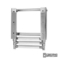 Купить Трап телескопический выдвижной, 3 белых ступени (ширина 272 мм.) арт. 040105WT