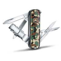 Купить Нож-брелок VICTORINOX NailClip 580, 65 мм, 8 функций, зелёный камуфляж арт. 0.6463.94