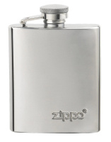 Купить Подарочный набор ZIPPO: фляжка 89 мл и зажигалка, латунь/сталь, серебристый, в коробке с подвесом арт. 49098