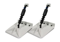 Купить Комплект транцевых плит Nauticus серии SX; цвет белый; размер 9.5"х10" арт. SXW9510-80BL