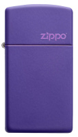 Купить Зажигалка ZIPPO Slim® с покрытием Purple Matte, латунь/сталь, фиолетовая, матовая, 29x10x60 мм арт. 1637ZL