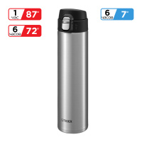 Купить Термокружка Tiger MMJ-A601 Clear Stainless 0,6 л (цвет стальной) арт. MMJ-A601 XC