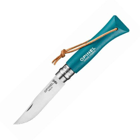 Купить Нож Opinel №6 Trekking, нержавеющая сталь, бирюзовый, 002200 арт. 002200