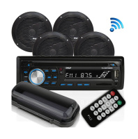 Купить Морская акустика 1DIN PYLE PLCDBT95MRB, комплект арт. PLCDBT95MRB