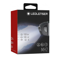 Купить Фонарь светодиодный налобный LED Lenser MH2, черный, 100 лм, 3-AAA арт. 501511