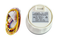 Купить Указатель давления масла 0-10 бар, черный циферблат, черный ободок, д. 52 мм арт. JMV00939