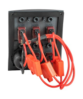 Купить Панель бортового питания 5 переключателей, разъем прикуривателя, предохранители (упаковка из 6 шт.) арт. 10160-BK_pkg_6