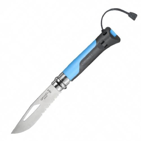 Купить Нож Opinel №8 Outdoor, синий, блистер, 002142 арт. 002142