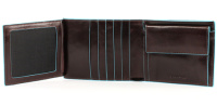Купить Портмоне Piquadro Blue Square, коричневое, 12,5х9,5х2,5 см арт. PU1240B2/MO
