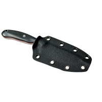 Купить Нож с фиксированным лезвием Vostron Pika сталь VG10 с черными ножнами из кайдекса и темляком из паракорда VSSPV10-K арт. VSSPV10-K