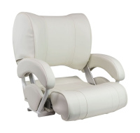 Купить Кресло с перекидной спинкой и болстером, обивка винил, цвет белый (упаковка из 2 шт.) арт. MR18012_pkg_2