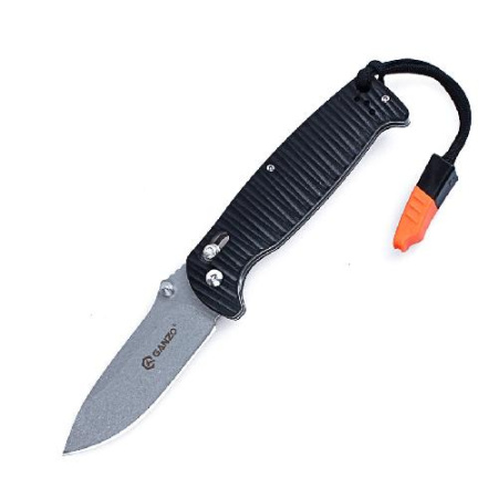 Купить Нож Ganzo G7412P-WS черный, G7412P-BK-WS арт. G7412P-BK-WS