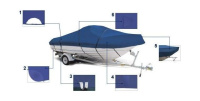 Купить Тент транспортировочный для лодок длиной 5,3-5,6 м типа Cabin Cruiser арт. MA20111