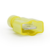 Купить Разъем плоский нейлон 6.0-7-0.8 (папа) (100 шт) арт. РПИ-П(н) 6.0-(6.3)