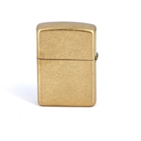 Купить Зажигалка ZIPPO Armor™с покрытием Tumbled Brass, латунь/сталь, золотистая, матовая, 38x13x57 мм арт. 28496