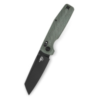 Купить Нож Bestech Slasher сталь D2, рукоять Микарта зеленая арт. BG56B-2