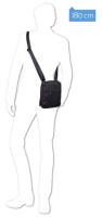 Купить Сумка Piquadro Brief, черная, 22,5x17x5 см арт. CA3084BR/N