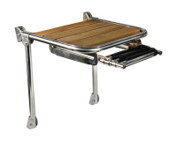 Купить Платформа кормовая (свим платформа) 450х390 мм, трап 3 ступени, телескопический арт. 19515