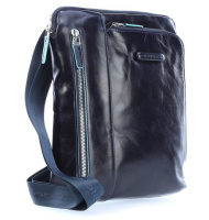 Купить Сумка Piquadro Blue Square, синяя, 21,5x24,5x5 см арт. CA1816B2/BLU2