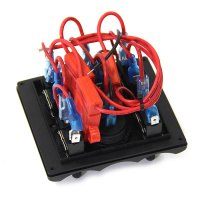 Купить Панель переключателей 5шт с вольтметром NEKEKE арт. TF5J/V