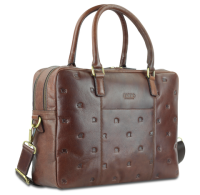 Купить Сумка Mano Don Leon, натуральная кожа в коричневом цвете, 42х30х11,5 см арт. M191920941