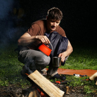 Купить Tramp Чайник складной силиконовый 1 л, TRC-125, терракотовый арт. TRC-125