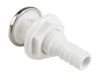 Купить Разъем водосброса пластиковый с крышкой из нержавеющей стали под шланг 19 мм арт. 2560429200