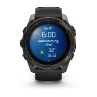 Купить GARMIN FENIX 8 - 51 MM, AMOLED, SAPPHIRE CARBON GRAY DLC TITANIUM WITH BLACK/PEBBLE GRAY SILICONE 010-02905-63 арт. 010-02905-63