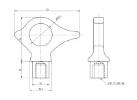 Купить Кольцо рым д. 38 мм арт. 66058_Kof