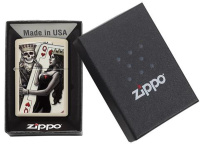 Купить Зажигалка ZIPPO Classic с покрытием Cream Matte, латунь/сталь, кремовая, матовая, 38x13x57 мм арт. 29393