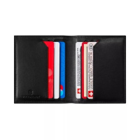 Купить Визитница Victorinox Altius Alox с защитой от сканирования RFID, чёрная, 9x1x10 см арт. 611578