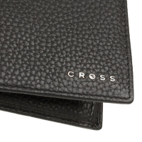 Купить Кошелёк Cross Hudson, кожа наппа, черный, 11х9х1,5 см арт. AC1288072_1-1