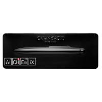 Купить Caran d’Ache Office Alchemix - Carbone/Chrome, шариковая ручка, M арт. 4880.496