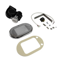 Купить Сигнал звуковой электропмневматический Marco Hurricane HR1/C, 12 В, хромированный арт. 13408112