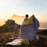 Купить Мешок спальный Naturehike CW400 NH18C400-D с утиным пухом, размер M, серый арт. 6927595794555