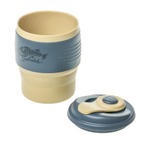 Купить Tramp кружка силиконовая складная с крышкой.Оливковый/зеленый. арт. TRC-082