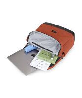 Купить Рюкзак Moleskine The Backpack Canvas 15", красный/коричневый, 41x13x32 см арт. ET98CCBKP24