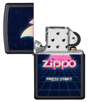 Купить Зажигалка ZIPPO Classic с покрытием Black Matte, латунь/сталь, чёрная, матовая, 38x13x57 мм арт. 49115