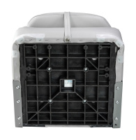 Купить Кресло мягкое складное Classic, обивка винил, цвет серый/черный арт. 75102GC-MR