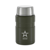 Купить Термос для еды "ПРИВАЛ" 0,71л (хаки) АРМИЯ РОССИИ арт. 589736