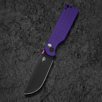 Купить Нож Bestech Glok сталь 14C28N, рукоять G10 фиолетовая арт. BG55D