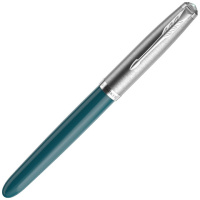 Купить Parker 51 Core - Teal Blue CT, перьевая ручка, F арт. 2123506