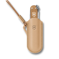 Купить Чехол VICTORINOX "Wet Sand" для ножей Classic Colors 58 мм, кожаный, песочный арт. 4.0670.49