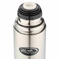 Купить Термос Biostal (1 литр), 2 пробки, стальной арт. NB-1000-2